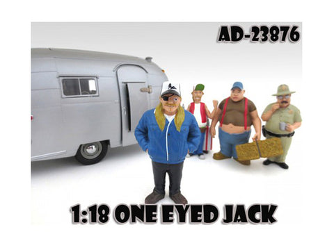 One Eyed Jack Trailer Park Figure For 1:18 Diecast Models by American Diorama