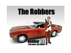 "The Robbers" Accessory Figure #3 For 1/18 Scale Diecast Models by American Diorama