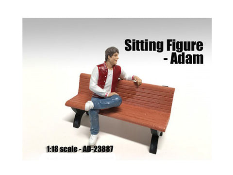 "Sitting Figure - Adam" For 1:18 Diecast Models by American Diorama