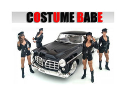 "Costume Babes" (4 Piece Accessory Figure Set) For 1/24 Scale Diecast Models by American Diorama