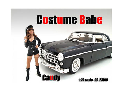 "Costume Babe - Candy" Figure For 1:24 Scale Models by American Diorama