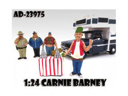 Carnie Barney "Trailer Park" Figure For 1/24 Scale Diecast Model Cars by American Diorama