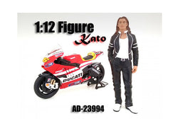"Biker  - Kato" Figure For 1/12 Scale Diecast Models by American Diorama