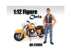 "Biker  - Chris" Figure For 1/12 Scale Diecast Models by American Diorama