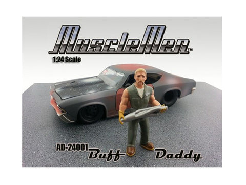 "Musclemen - Buff Daddy" Figure For 1:24 Scale Diecast Models by American Diorama