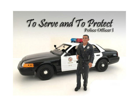 "Police Officer" Figure #1 For 1/18 Diecast Models by American Diorama