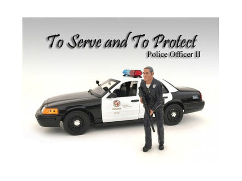 "Police Officer" Figure #2 For 1:24 Diecast Models by American Diorama