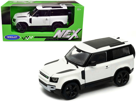 2020 Land Rover Defender Cream White "NEX Models" 1/26 Diecast Model by Welly
