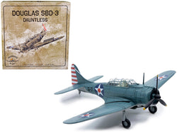 Douglass SBD-3 Dauntless Dive Bomber Plane (United States Navy 1938) 1/72 Diecast Model by Warbirds of WWII