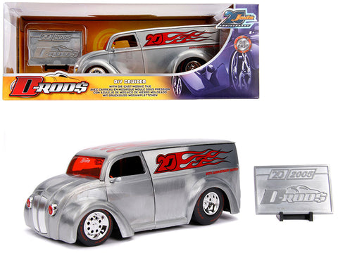 Div Cruizer Van Metal Raw "D-Rods" - "Jada 20th Anniversary" 1/24 Diecast Model by Jada