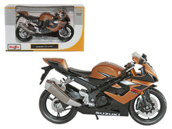 Suzuki GSX R1000 Bronze Motorcycle 1/12 Diecast Motorcycle Model by Maisto