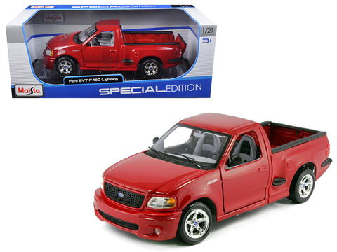 Ford F-150 SVT Lightning Red Pickup Truck 1/21 Diecast Model by Maisto