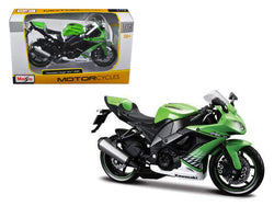 2010 Kawasaki Ninja ZX-10R Green Bike 1/12 Diecast Motorcycle Model by Maisto