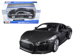 Audi R8 V10 Plus Grey Metallic "Special Edition" 1/24 Diecast Model Car by Maisto