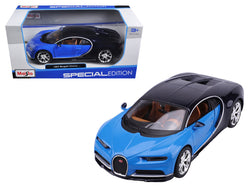 Bugatti Chiron Blue / Dark Blue 1/24 Diecast Model Car by Maisto