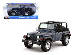 Jeep Wrangler Rubicon Deep Blue 1/18 Diecast Model by Maisto