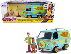 The Mystery Machine with Shaggy and Scooby-Doo Figures "Scooby-Doo!" 1/24 Diecast Model by Jada