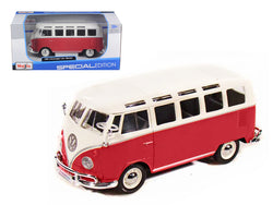 Volkswagen Samba Bus Red 1/25 Diecast Model by Maisto