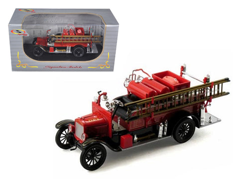 1926 Ford Model T Fire Engine Red/Black 1/32 Diecast Model by Signature Models