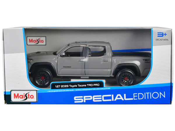 2023 Toyota Tacoma TRD PRO Pickup Truck Gray with Sunroof "Special Edition" Series 1/27 Diecast Model by Maisto
