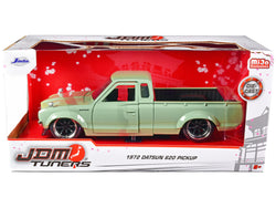 1972 Datsun 620 Pickup Truck Light Green "JDM Tuners" Series 1/24 Diecast Model by Jada