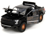 2017 Ford F-150 Raptor Pickup Truck Black with Gold Graphics "Pink Slips" Series 1/24 Diecast Model by Jada