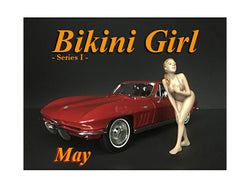 "May Bikini Calendar Girl" Figure for 1/24 Scale Diecast Models by American Diorama