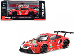 Porsche 911 RSR #91 Gianmaria Bruni - Richard Lietz - Frederic Makowiecki "24 Hours of Le Mans" (2020) "Race" Series 1/43 Diecast Model Car by Bburago