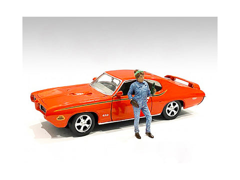 "Retro Female Mechanic" Figure #4 for 1/18 Scale Models by American Diorama