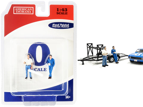 "Tim and Larry - Mechanics Figure Set" (2 Piece Set) for 1/43 Scale Models by American Diorama
