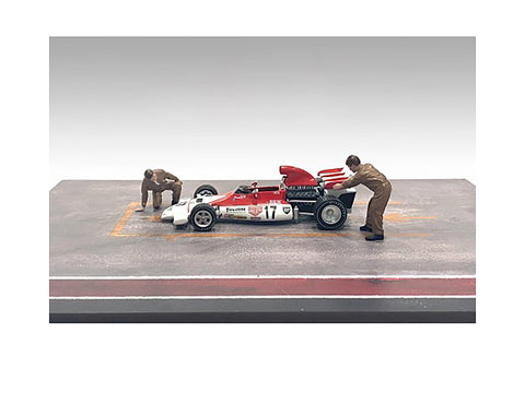 "Race Day" #5 (2 Piece Figure Set) for 1/43 Scale Models by American Diorama