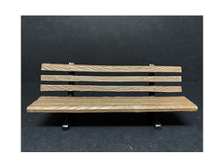 Park Bench Accessory Set (2 Piece Set) for 1/18 Scale Models by American Diorama