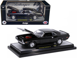 1970 Dodge Challenger T/A Black Limited Edition to 5,250 pieces Worldwide 1/24 Diecast Model Car by M2 Machines