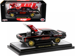 1969 Chevrolet Camaro SS 396 Black with Bright Red Stripes "Dart Machinery" Limited Edition to 5,250 pieces Worldwide 1/24 Diecast Model Car by M2 Machines