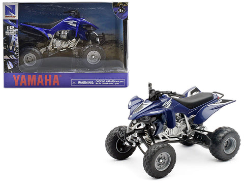 Yamaha YFZ 450 ATV 1/12 Blue Diecast Model by New Ray