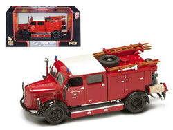 1950 Mercedes Type TLF-15 Fire Engine Red 1/43 Diecast Model by Road Signature