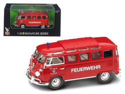 1962 Volkswagen Microbus Police-Fire Department 1/43 Diecast Model by Road Signature