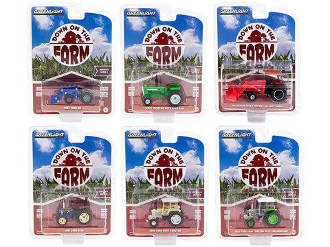 "Down on the Farm" Series #5 (6 Piece Set) 1/64 Diecast Models by Greenlight