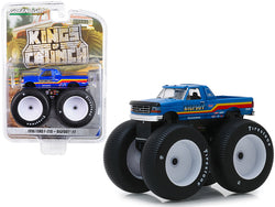 1996 Ford F-250 Monster Truck "Bigfoot #7" Metallic Blue with Stripes "Kings of Crunch" Series #5 1/64 Diecast Model by Greenlight