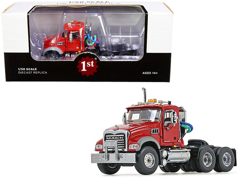 Mack Granite MP Engine Series Truck Tractor Red 1/50 Diecast Model by First Gear