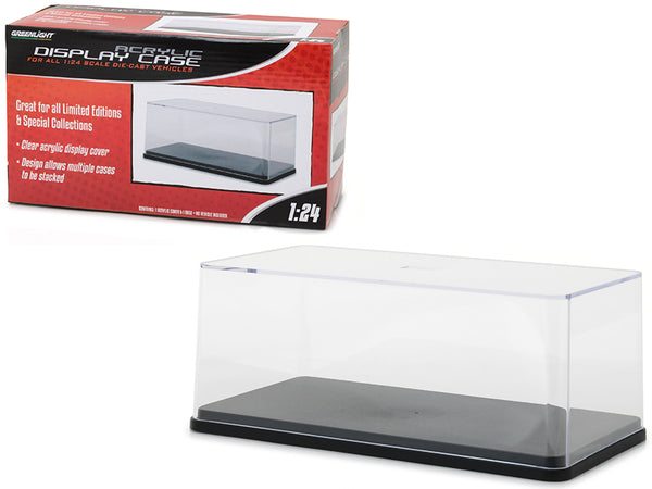 Acrylic Display Show Case with Plastic Base for 1/24 Scale Models by Greenlight