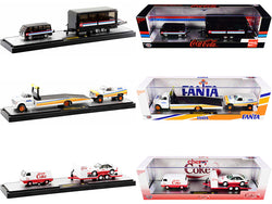 "Auto Haulers" - "Coca-Cola" Release #9 (3 Piece Set) Limited Edition to 6,400 pieces Worldwide 1/64 Diecast Models by M2 Machines