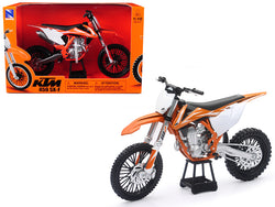 KTM 450 SX-F Dirt Bike Orange and White 1/10 Motorcycle Model by New Ray