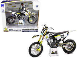 Husqvarna FC450 #21 Jason Anderson "Rockstar Energy Drink" 1/12 Diecast Motorcycle Model by New Ray