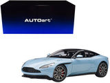 Aston Martin DB11 Q Frosted Glas Blue with Black Top 1/18 Model Car by AUTOart