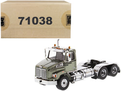 Western Star 4700 SB Tandem Day Cab Tractor Metallic Olive Green 1/50 Diecast Model by Diecast Masters