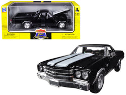 1970 Chevrolet El Camino SS Black 1/25 Diecast Model by New Ray