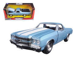 1970 Chevrolet El Camino SS Blue 1/24 Diecast Model by New Ray