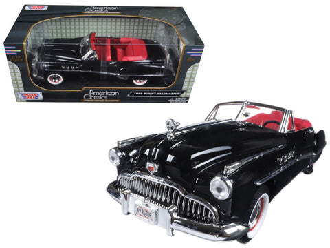 1949 Buick Roadmaster Black 1/18 Diecast Model Car by Motormax