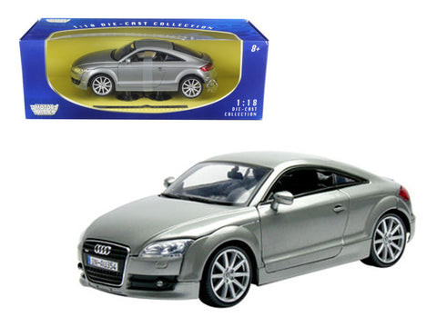 2007 Audi TT Coupe Grey 1/18 Diecast Model Car by Motormax